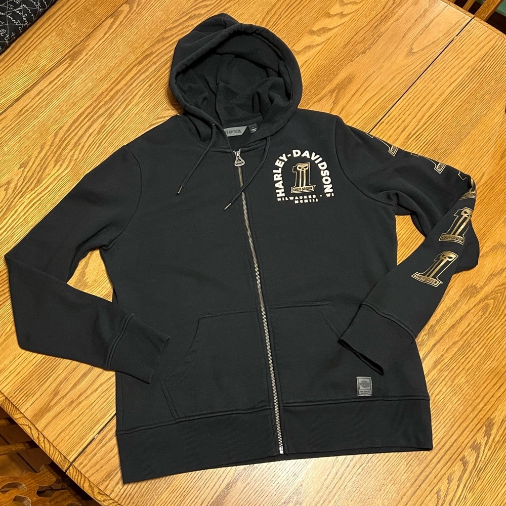 WILLIE G Harley-Davidson® Willie G Ladies Milwaukee. WI MCMIII Hoodie- NWOT! 💀 - Picture 7 of 12